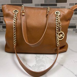 Michael Kors Caramel Leather Handbag